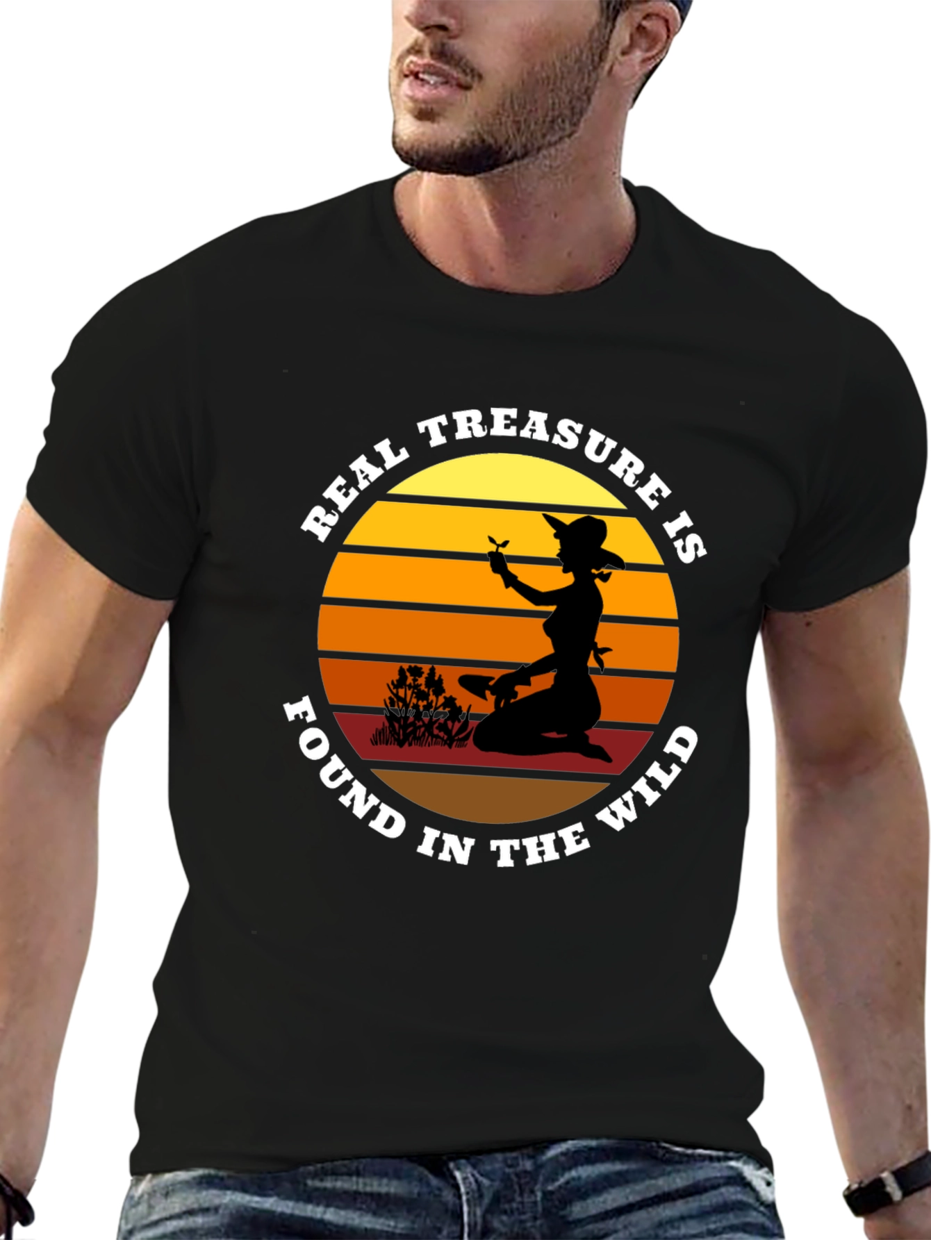 Real Treasure Found in the Wild Black T-Shirt