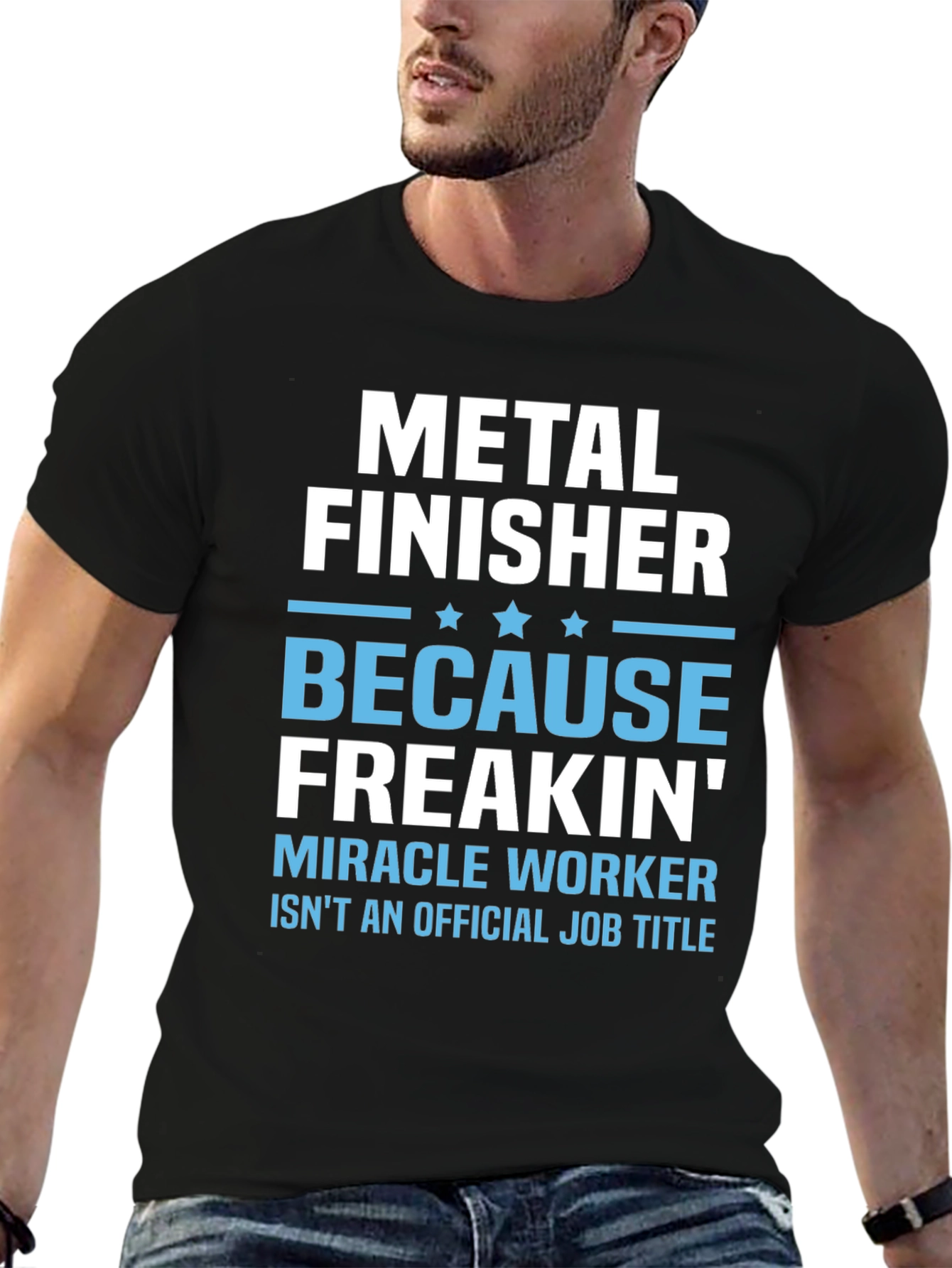 Metal Finisher Funny Job Title T-Shirt