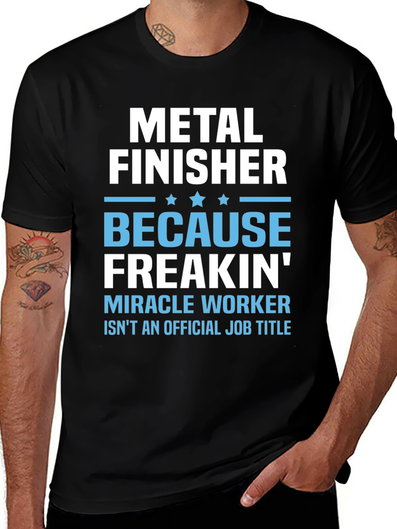 Metal Finisher Funny Job Title T-Shirt