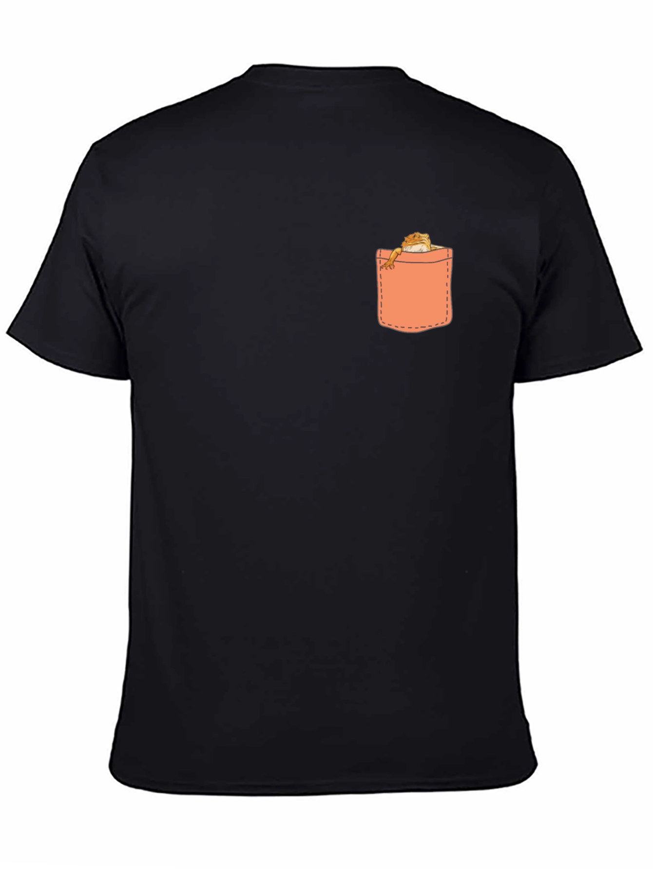 Pocket Pet Graphic Tee - Black