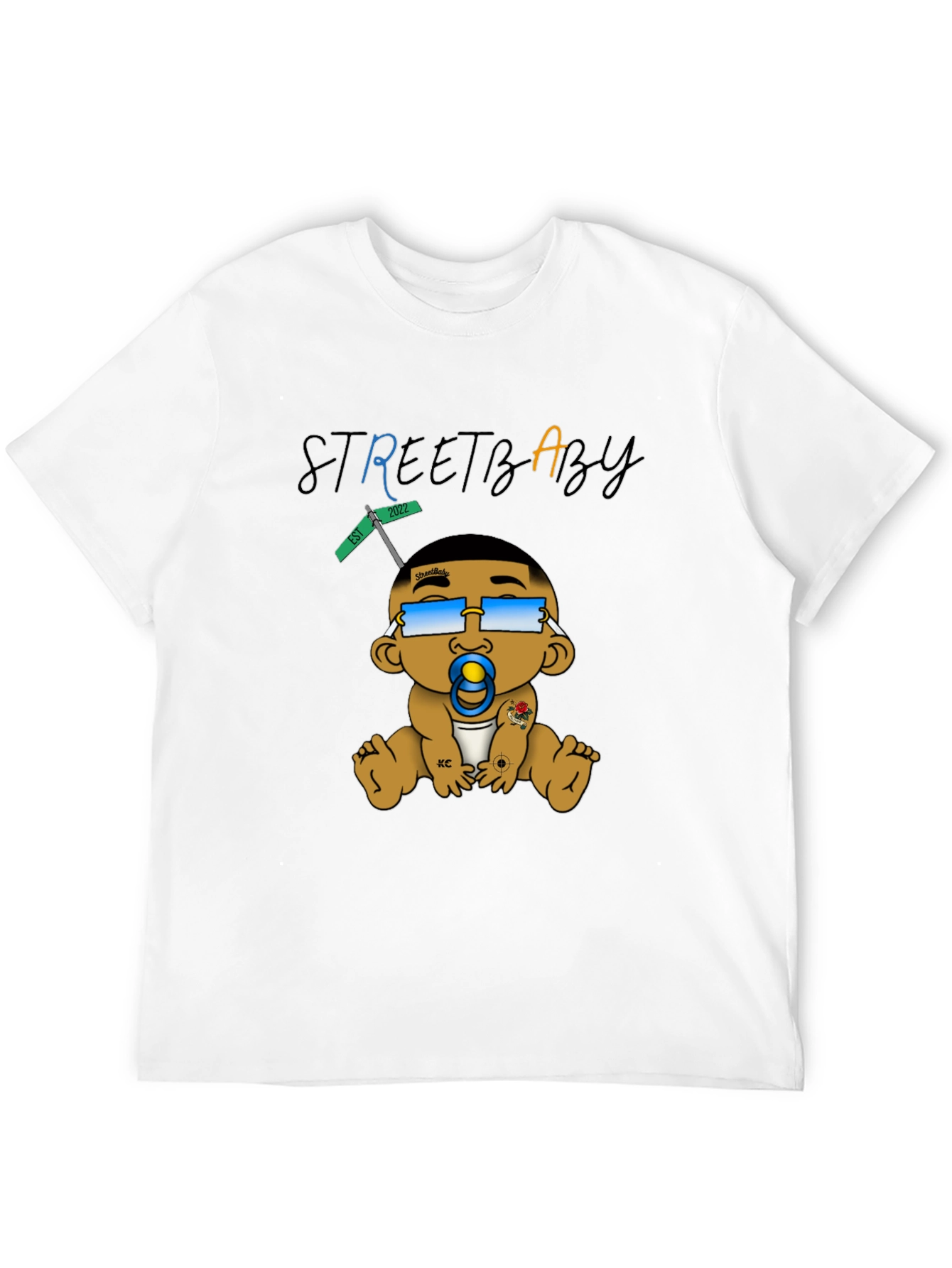 Street Baby Black Graphic T-Shirt