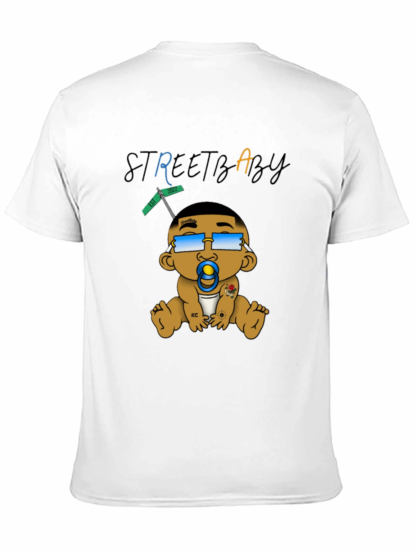 Street Baby Black Graphic T-Shirt