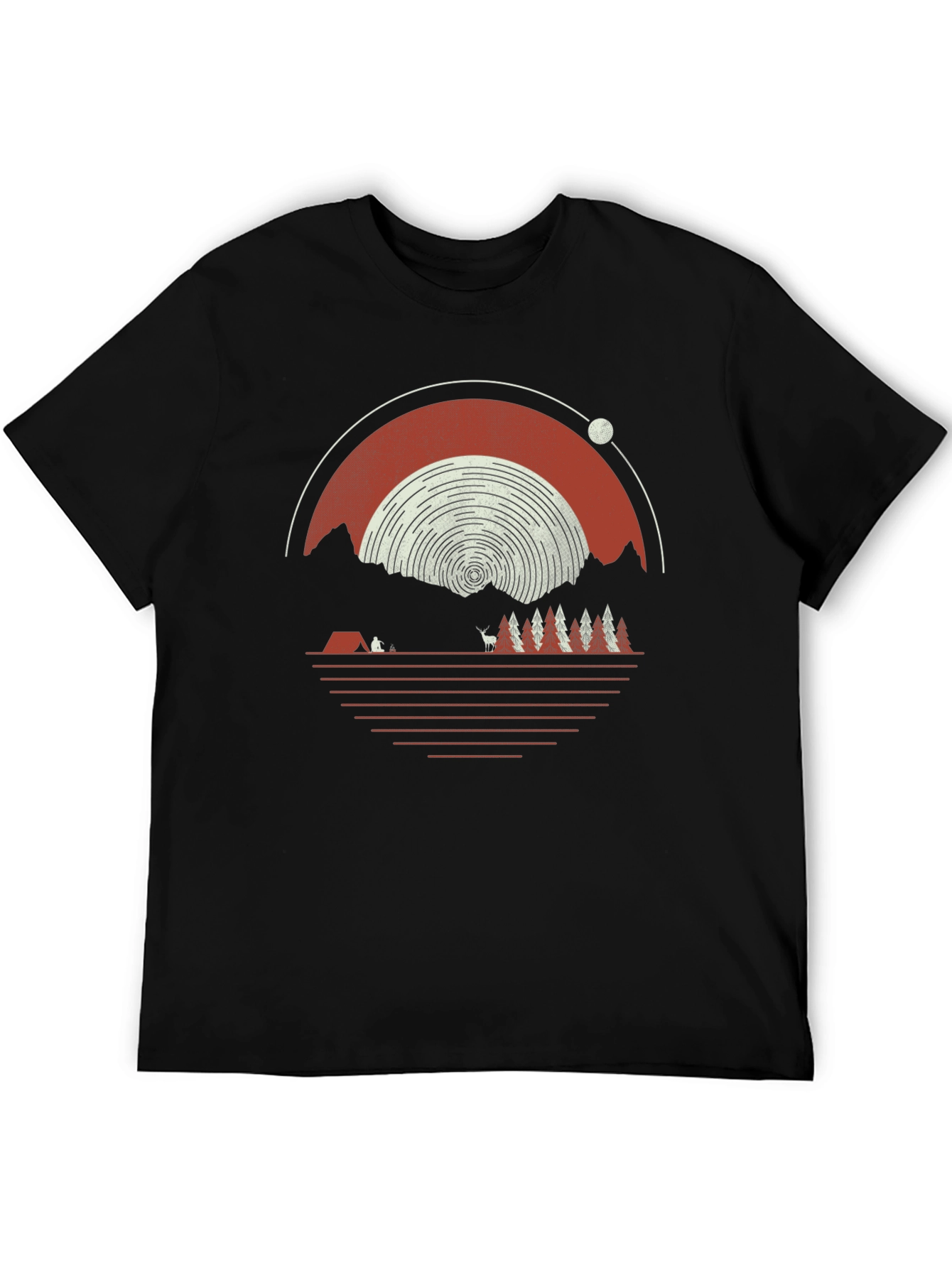 Nature Campfire Graphic Tee - Adventure Awaits