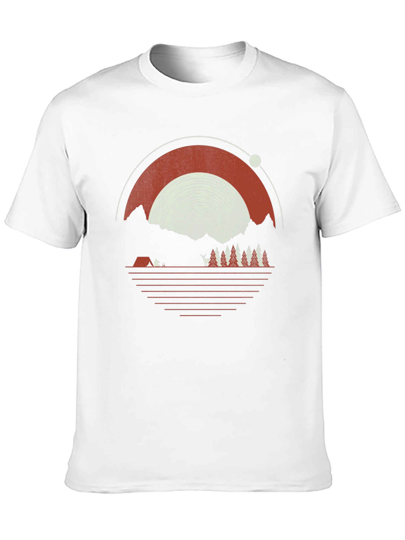 Nature Campfire Graphic Tee - Adventure Awaits
