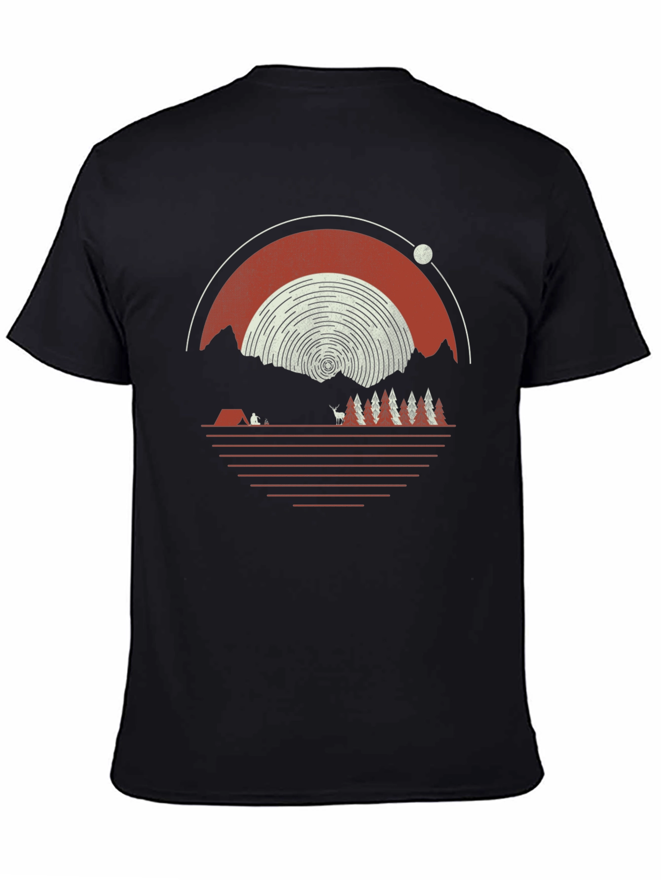 Nature Campfire Graphic Tee - Adventure Awaits