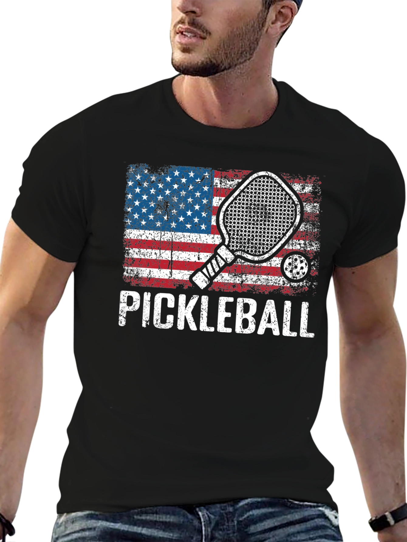 Patriotic Pickleball T-Shirt