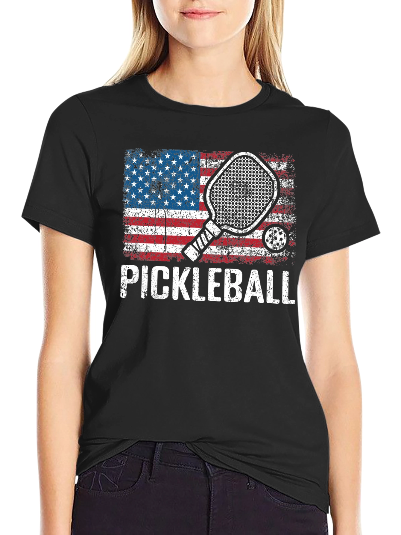 Patriotic Pickleball T-Shirt
