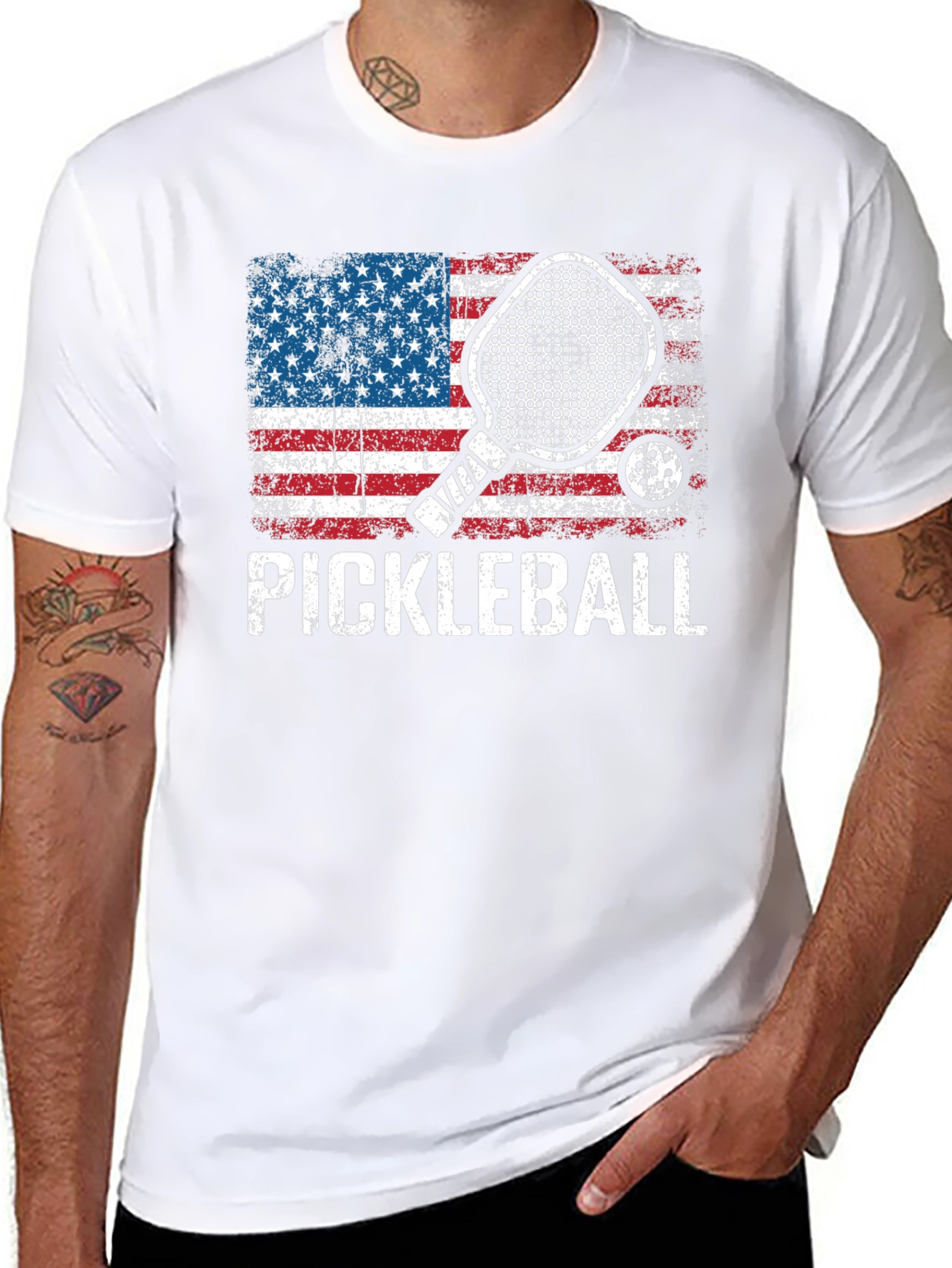 Patriotic Pickleball T-Shirt