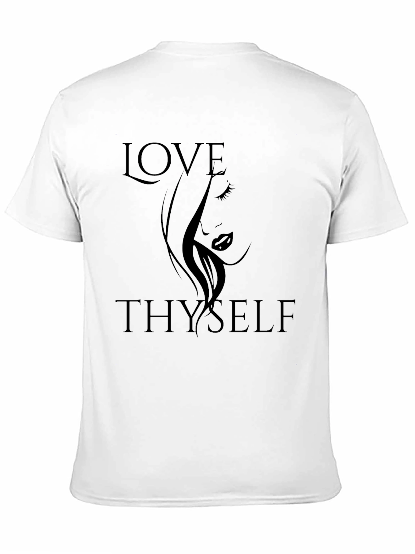 Love Thyself Black Graphic Tee