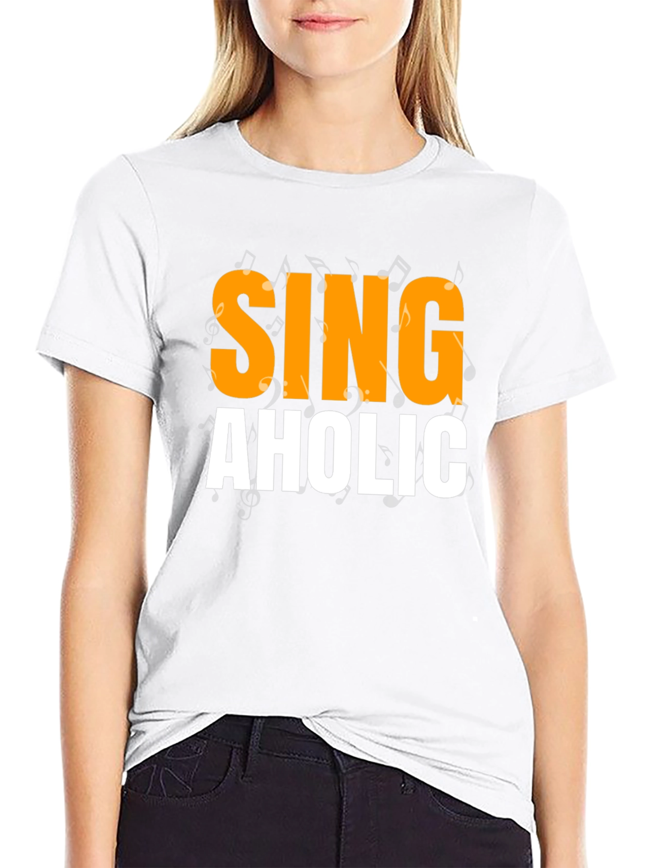 Singaholic Graphic Tee - Music Lover T-Shirt