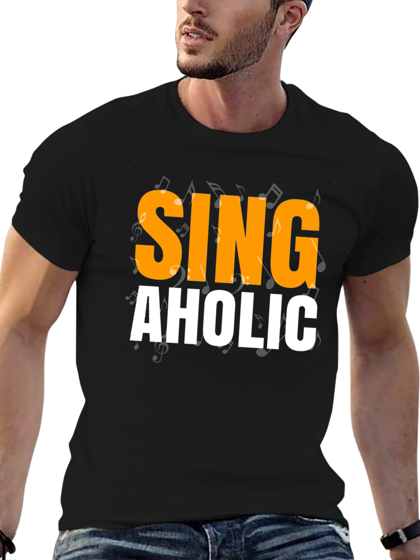 Singaholic Graphic Tee - Music Lover T-Shirt