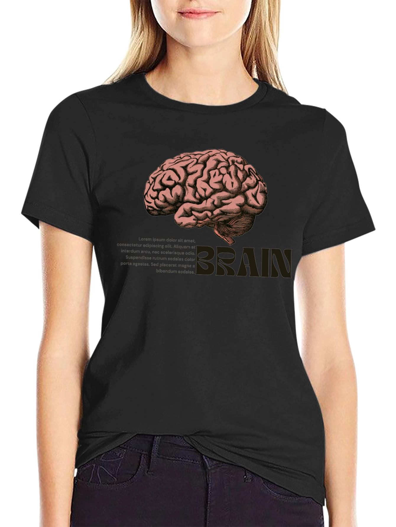 Brain Graphic Tee - Smart Style