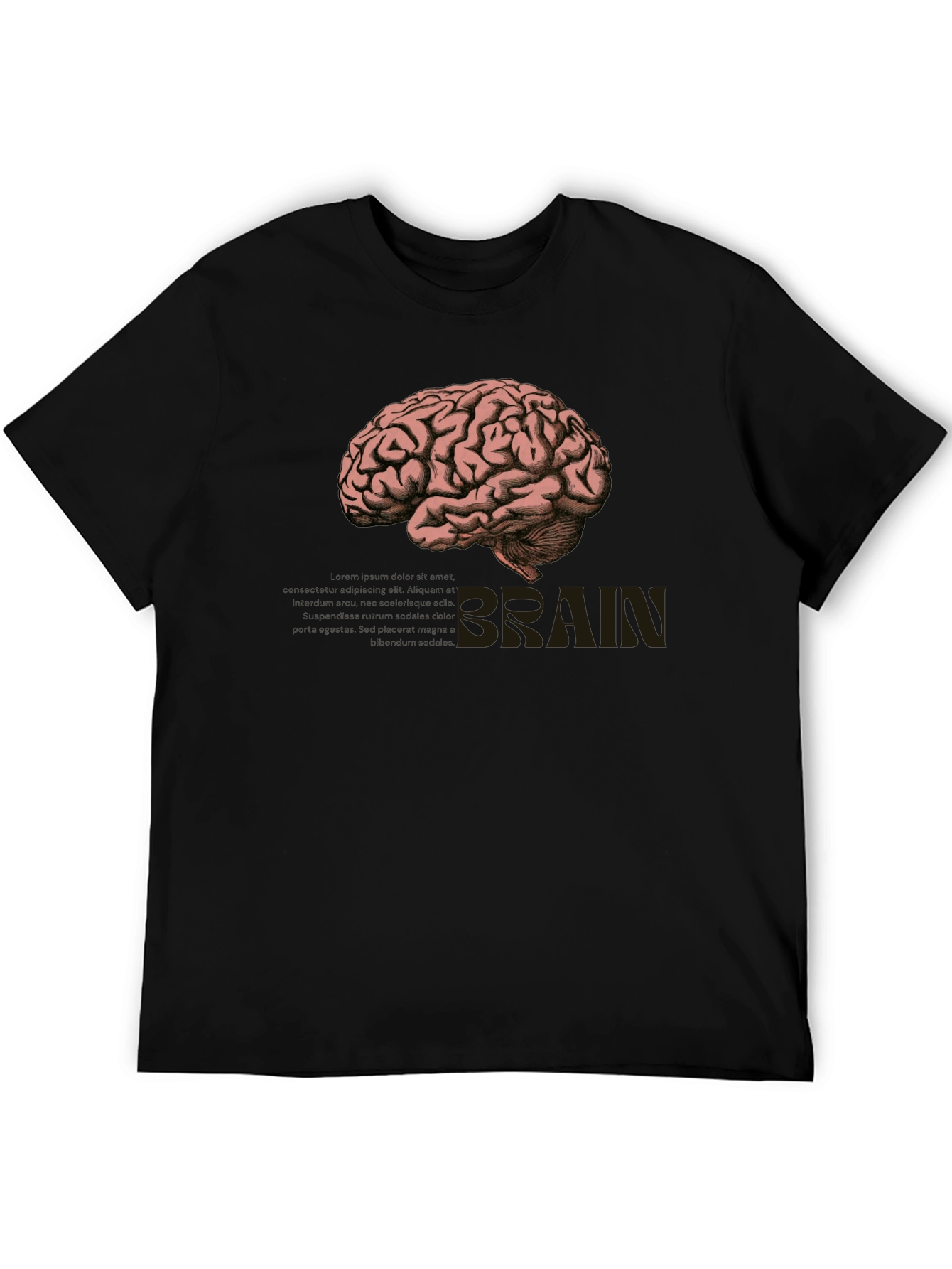 Brain Graphic Tee - Smart Style