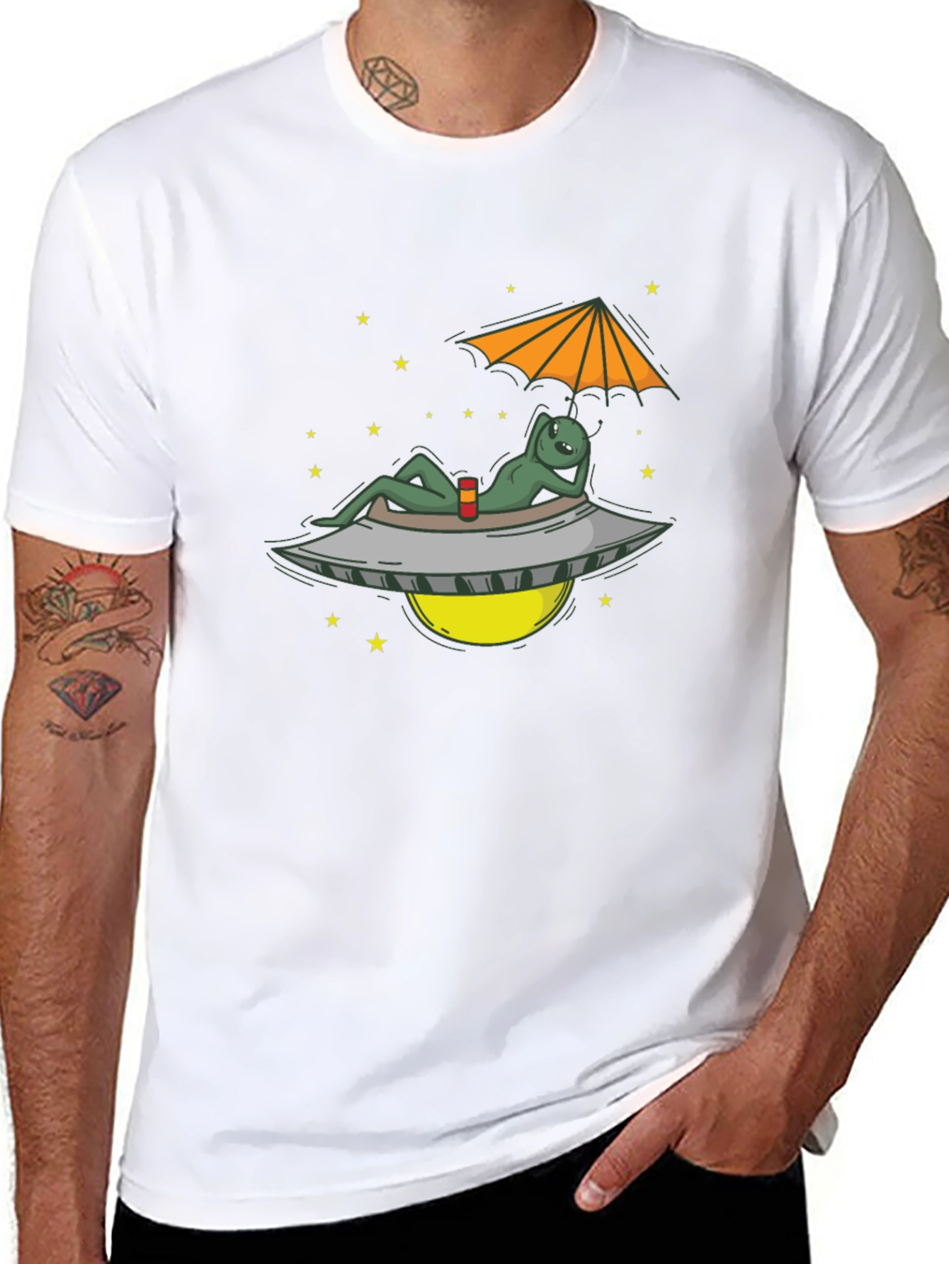 Alien UFO Vacation T-Shirt