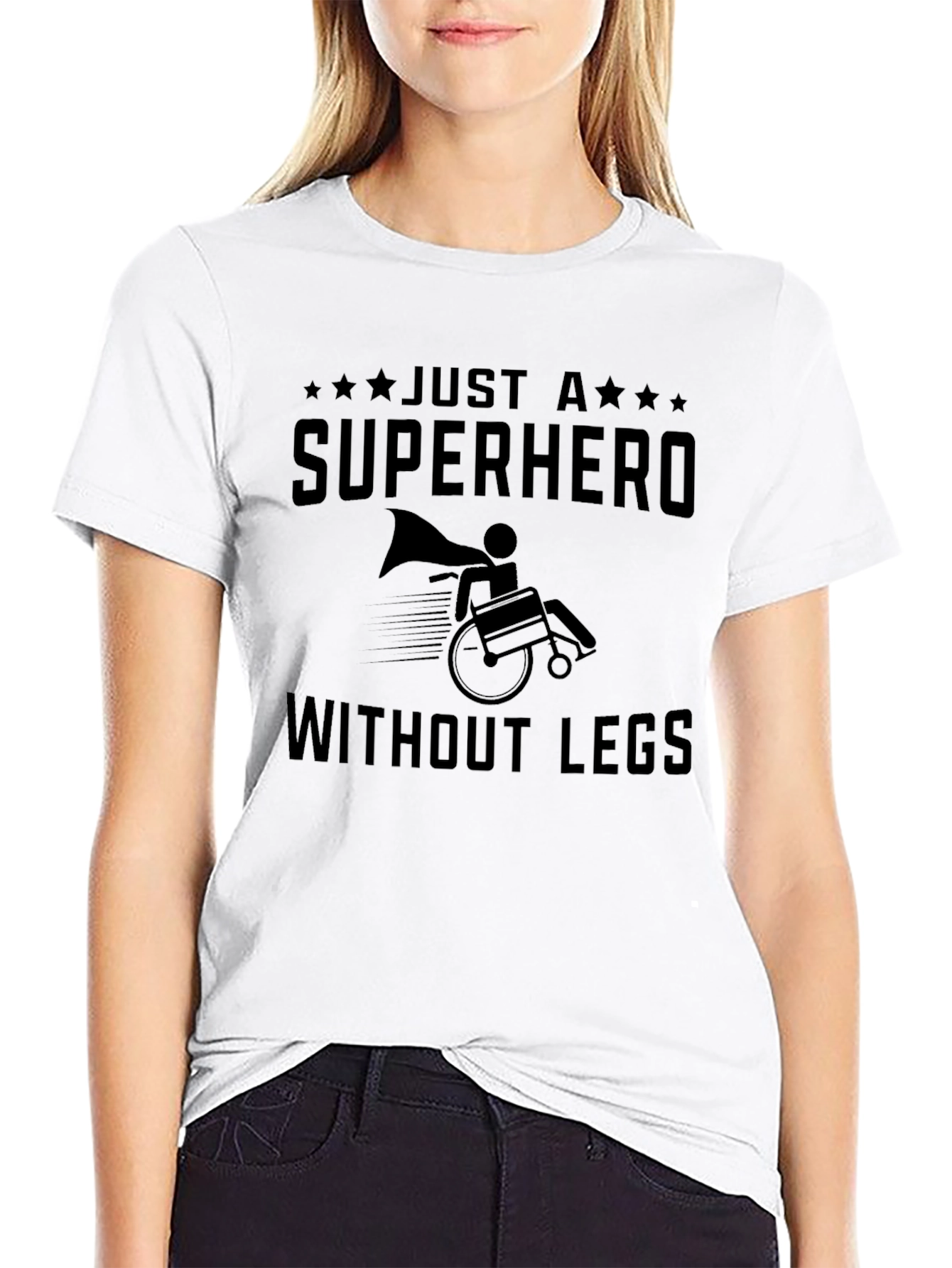 Superhero Without Legs Graphic T-Shirt