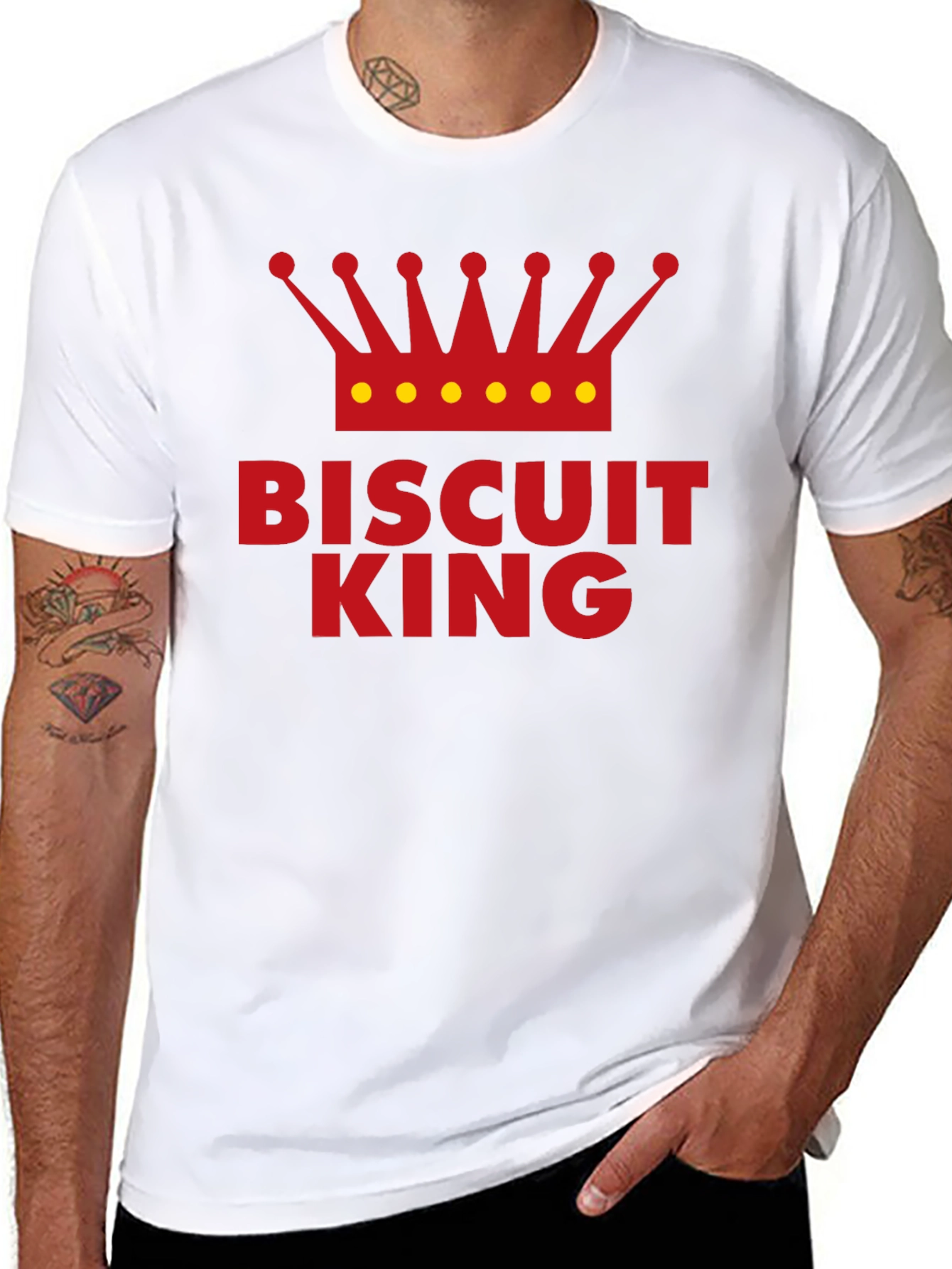 Biscuit King Graphic Tee - Black