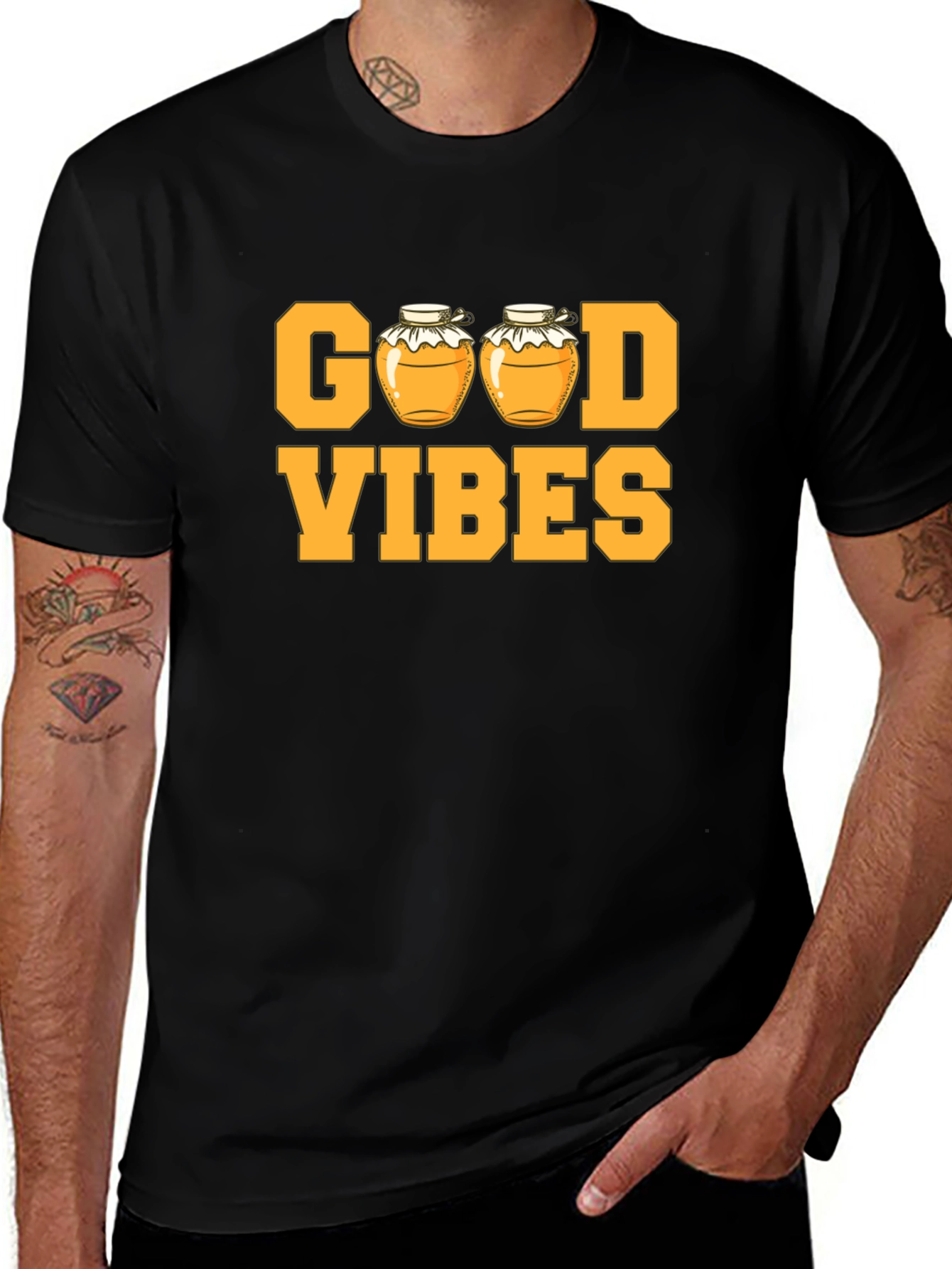 Good Vibes Honey Jar Graphic Tee