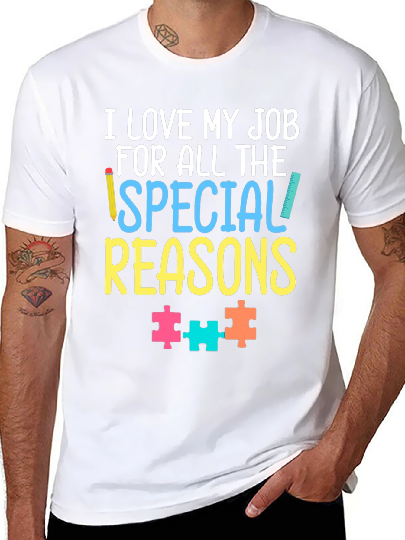 I Love My Job T-Shirt - Autism Awareness
