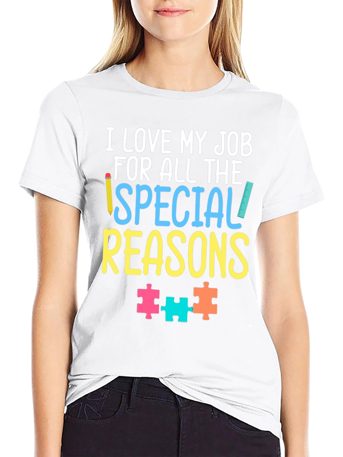 I Love My Job T-Shirt - Autism Awareness