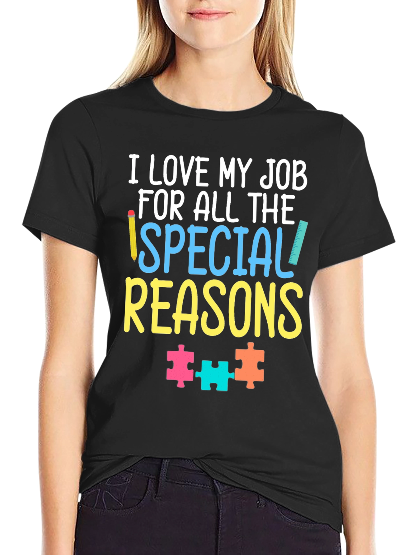 I Love My Job T-Shirt - Autism Awareness