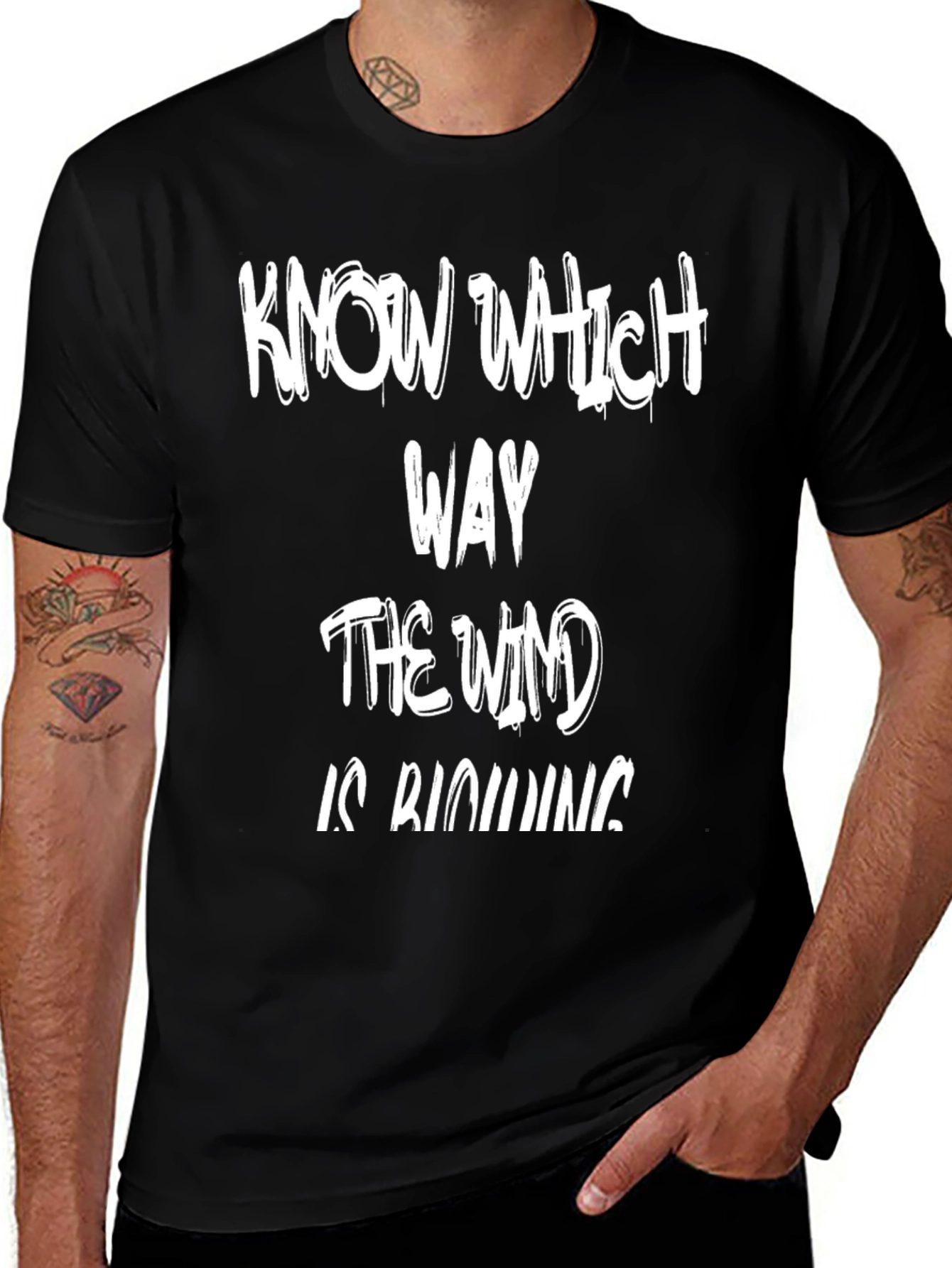 Know Which Way T-Shirt - Funny Slogan Tee