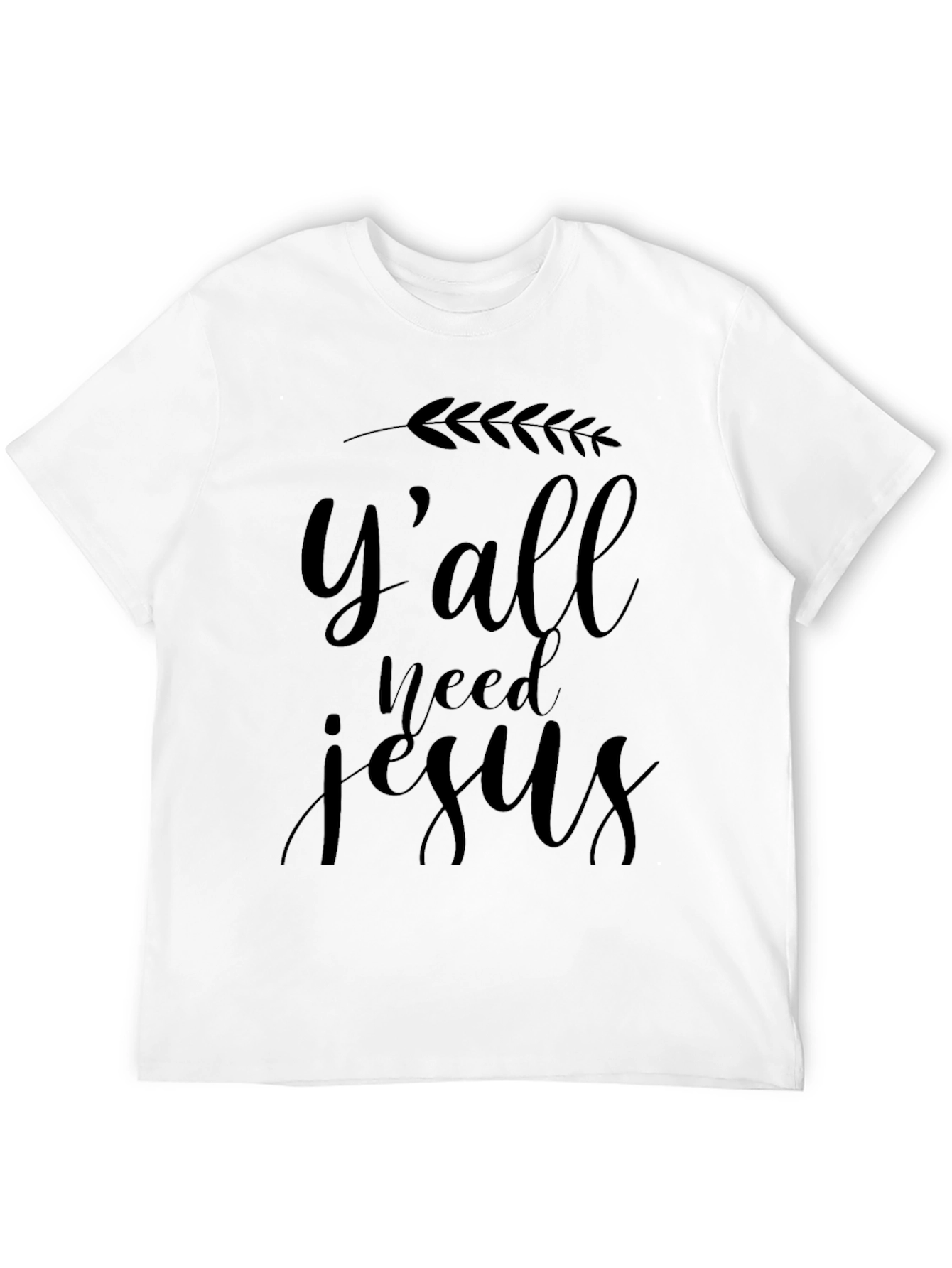 Yall Need Jesus Graphic Tee - Soft Black Shirt