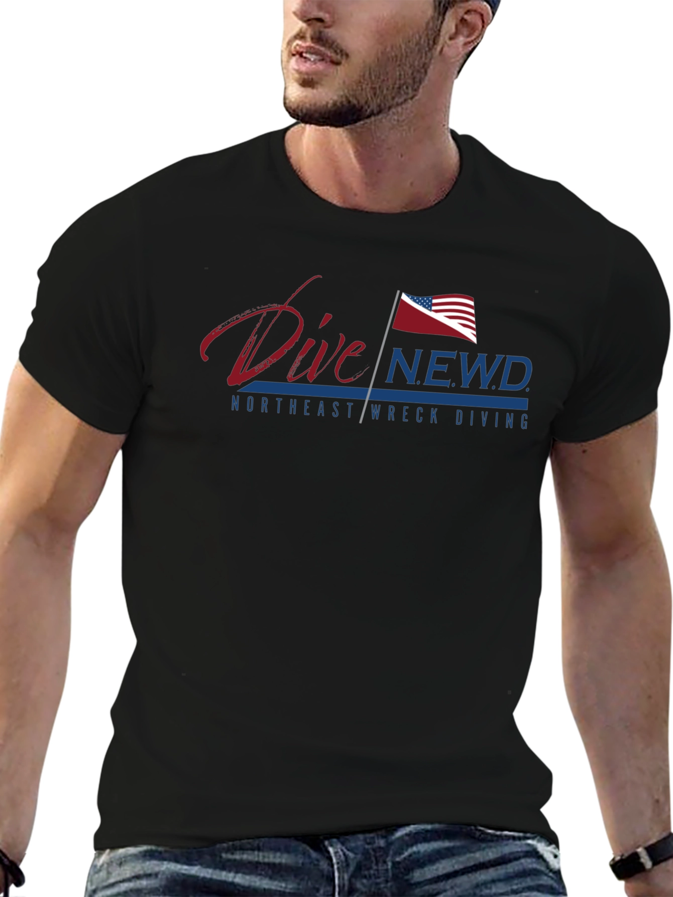 Dive NEWD T-Shirt - Northeast Wreck Diving Tee