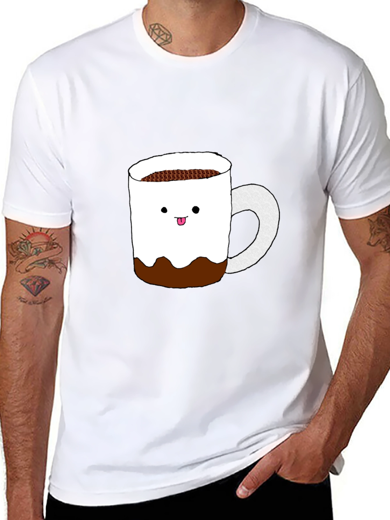 Cute Kawaii Cocoa Mug T-Shirt