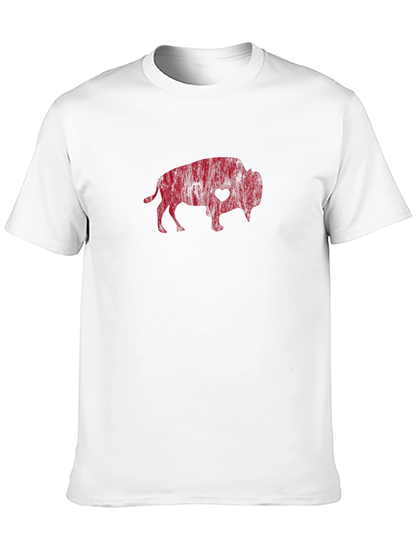 Buffalo Heart Black T-Shirt