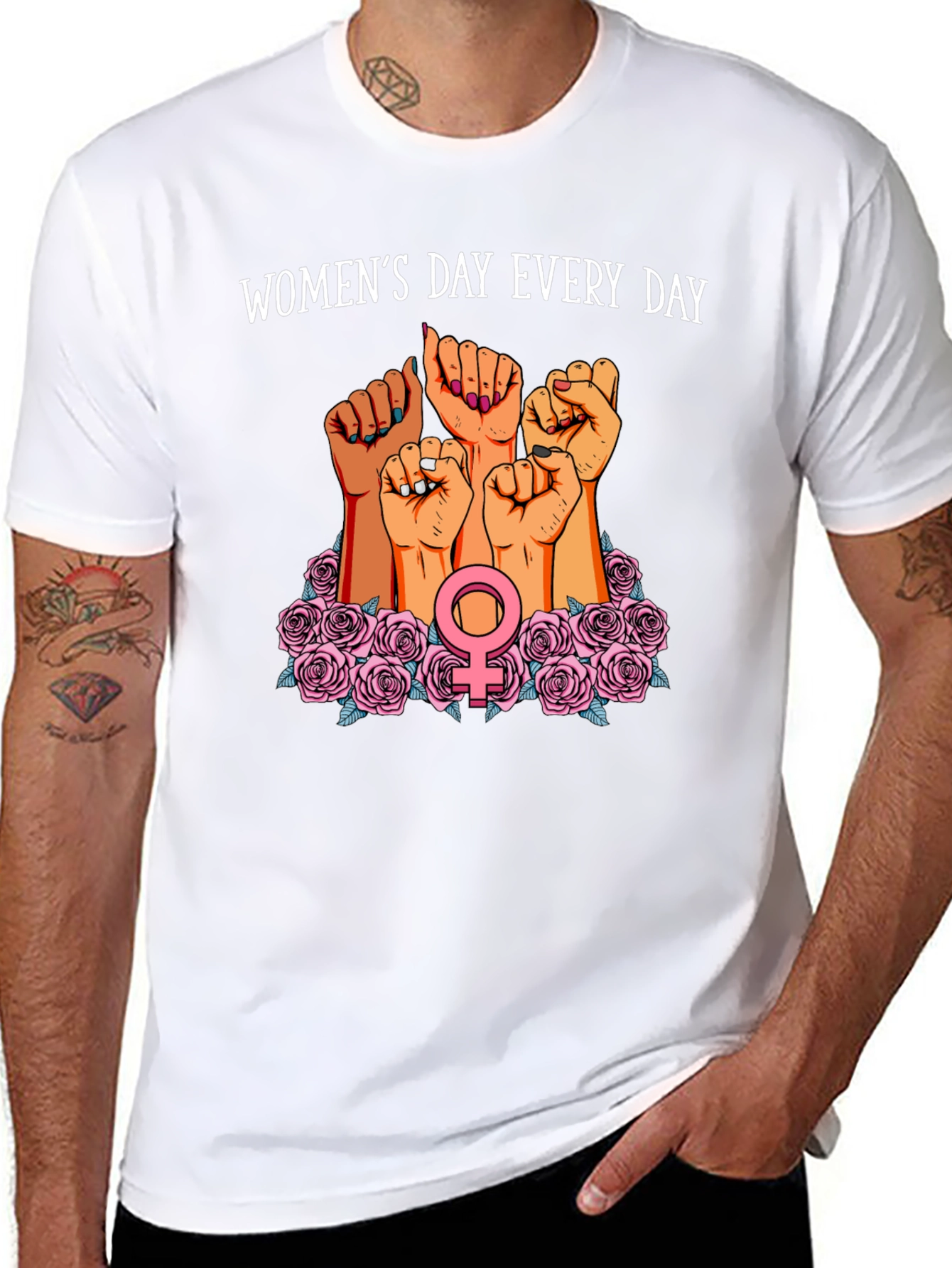 Womens Day Every Day T-Shirt - Feminist Power Tee