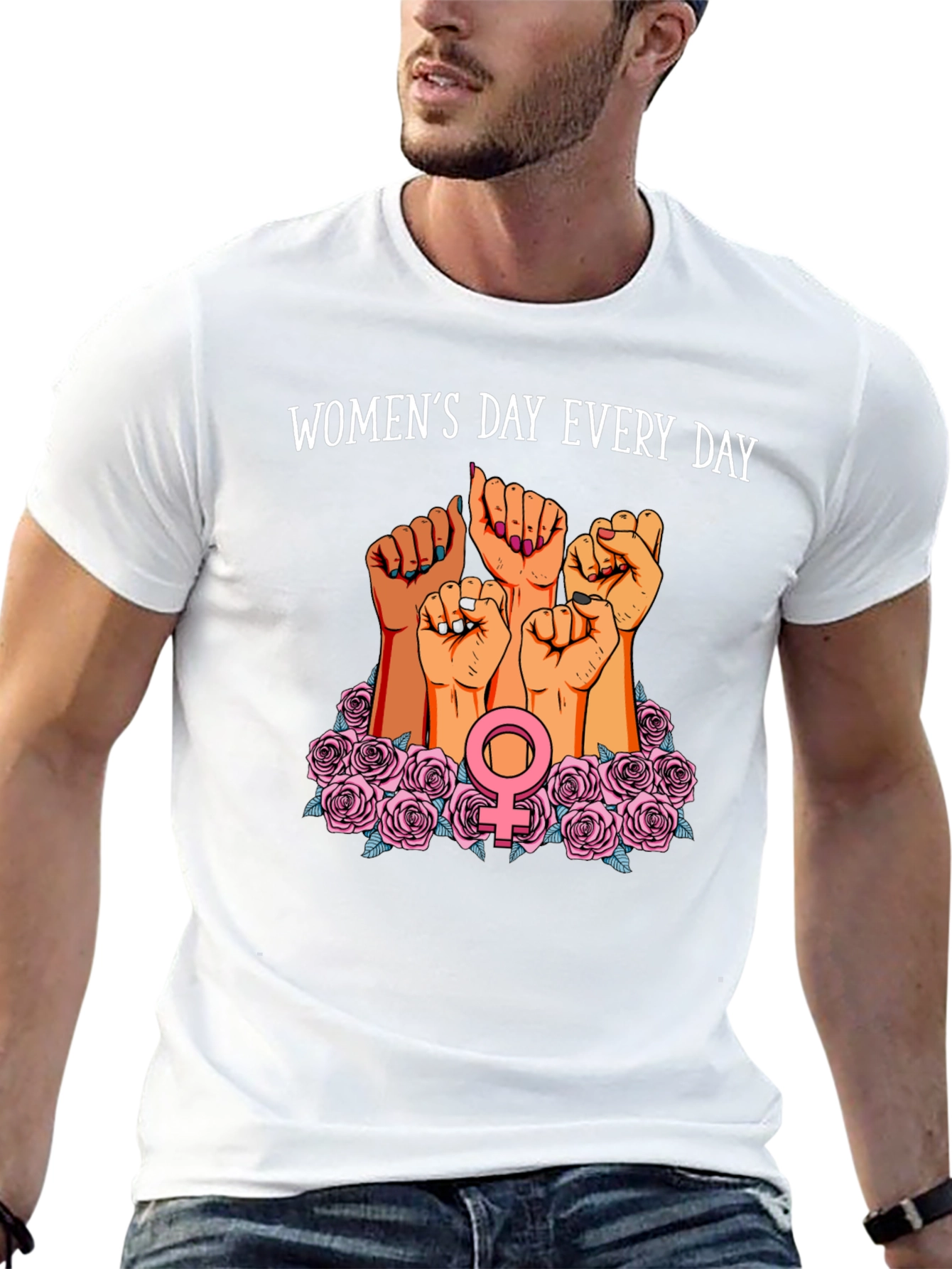 Womens Day Every Day T-Shirt - Feminist Power Tee