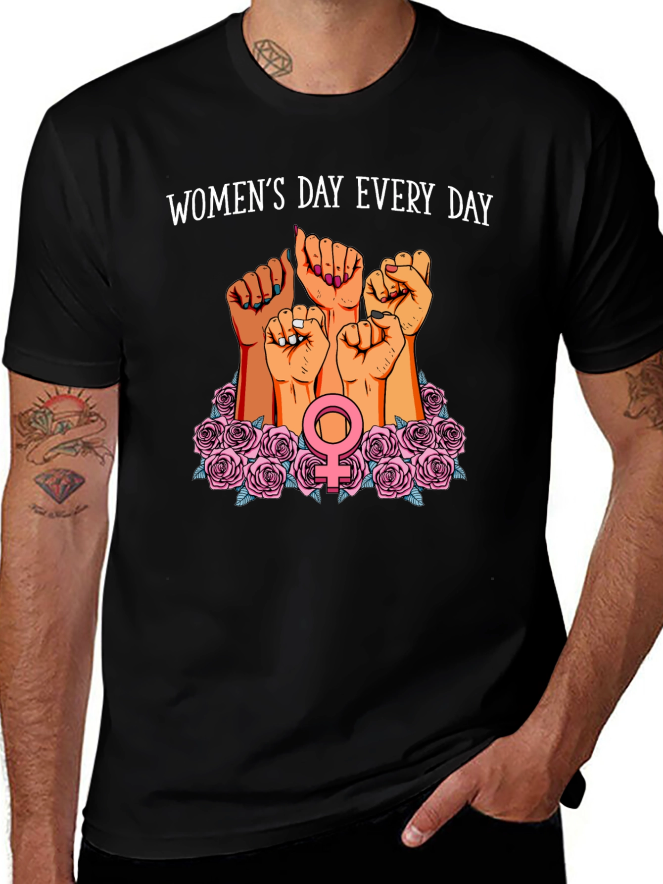 Womens Day Every Day T-Shirt - Feminist Power Tee