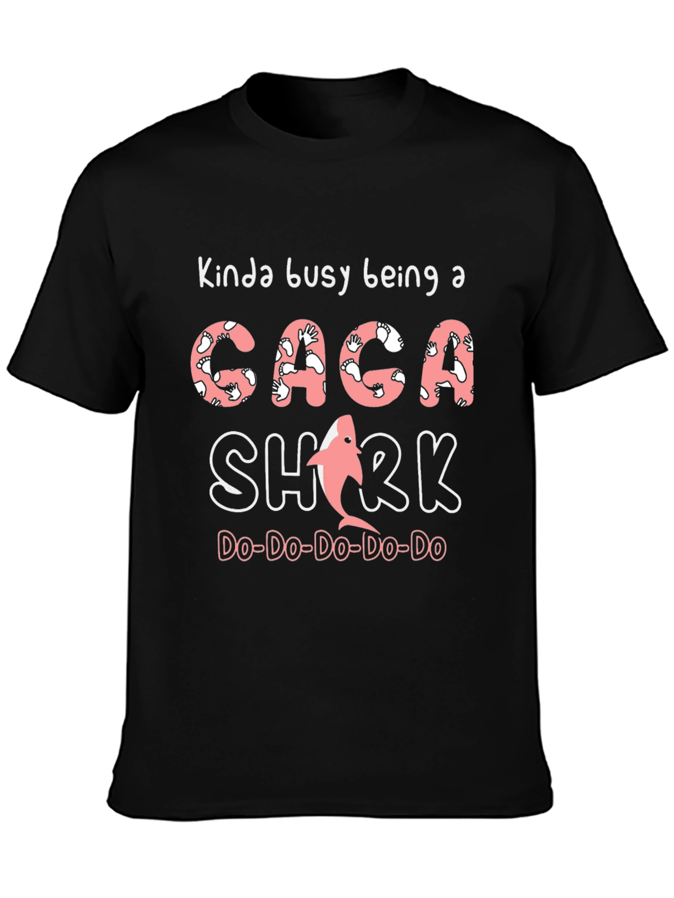 Kinda Busy Being a Caca Shark Novelty T-Shirt