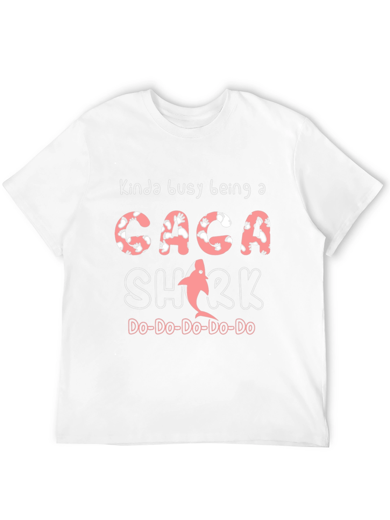 Kinda Busy Being a Caca Shark Novelty T-Shirt