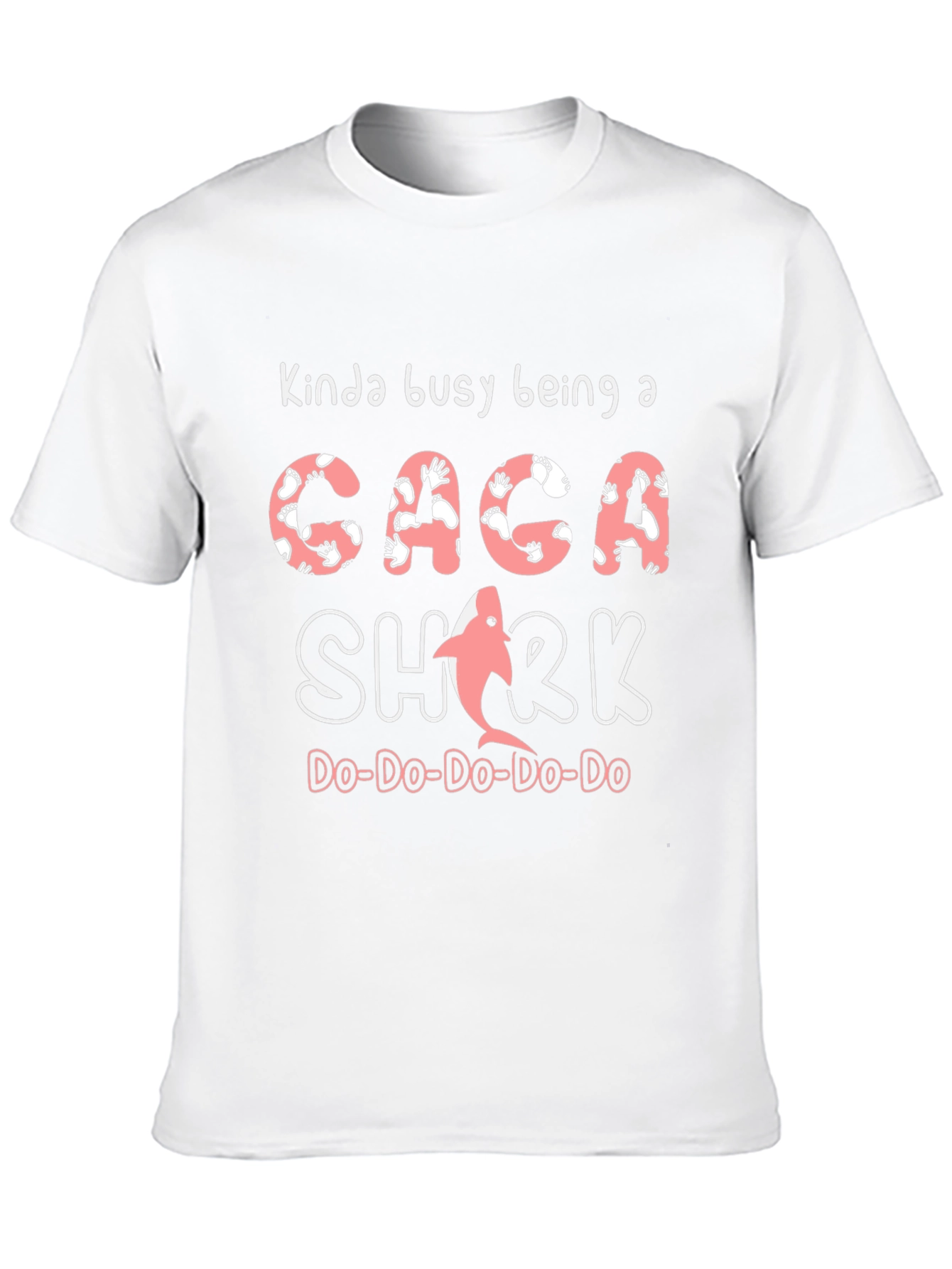 Kinda Busy Being a Caca Shark Novelty T-Shirt