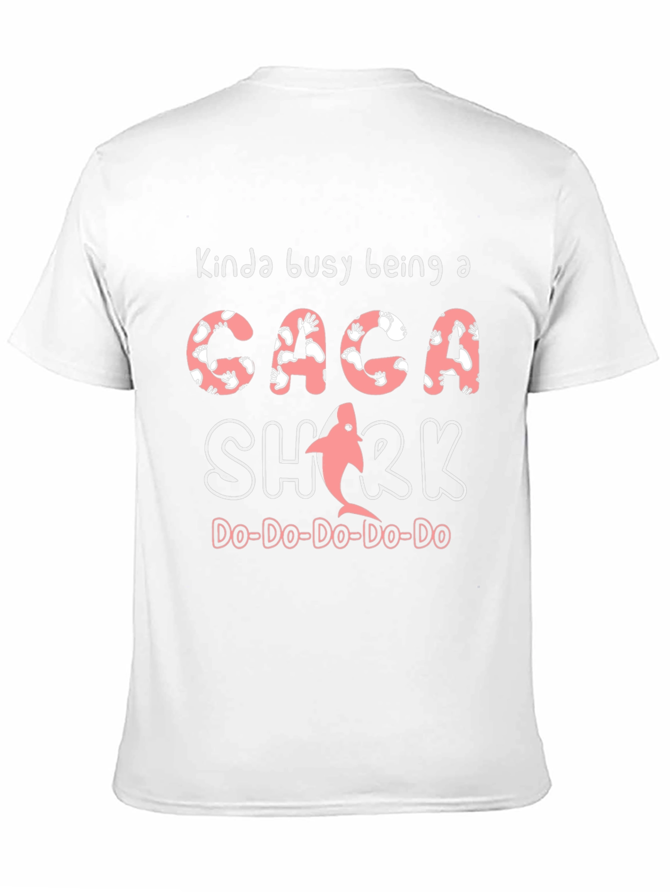Kinda Busy Being a Caca Shark Novelty T-Shirt