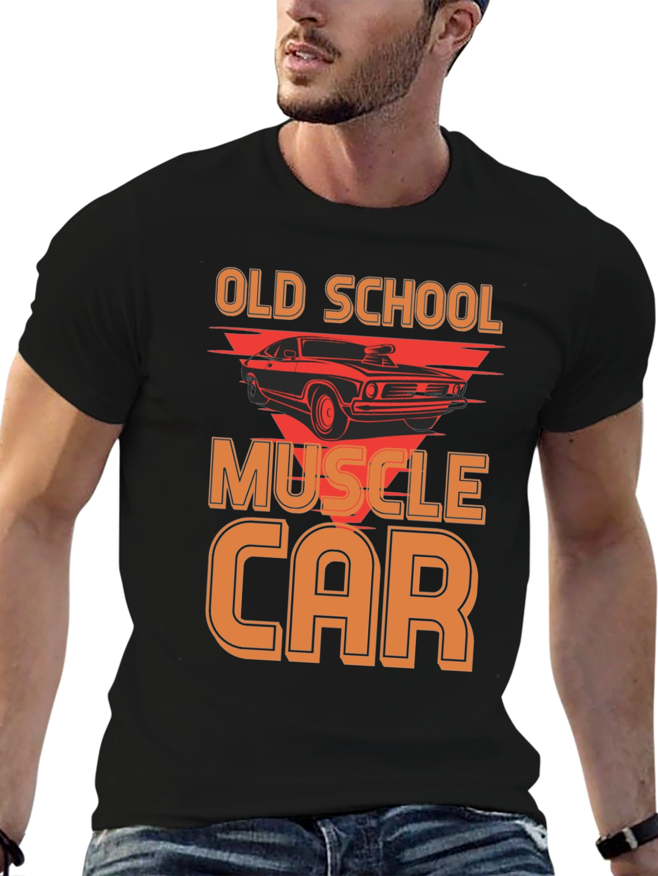 Old School Muscle Car Graphic Tee