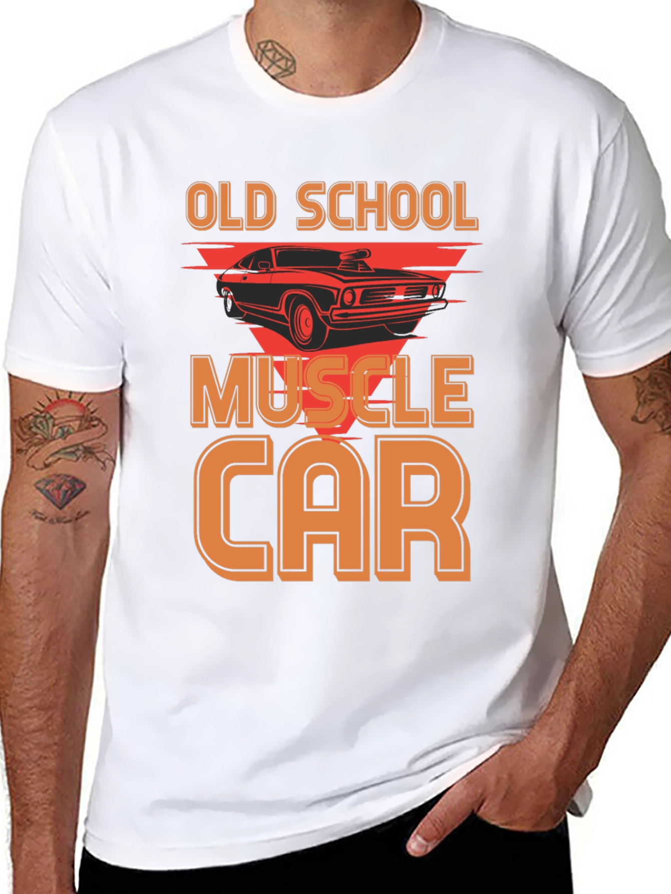 Old School Muscle Car Graphic Tee