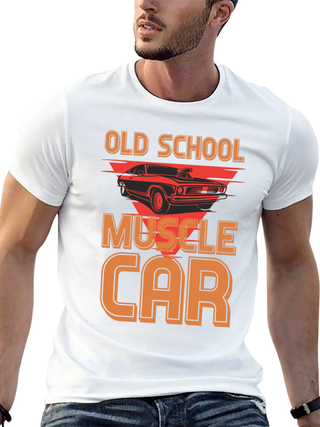 Old School Muscle Car Graphic Tee