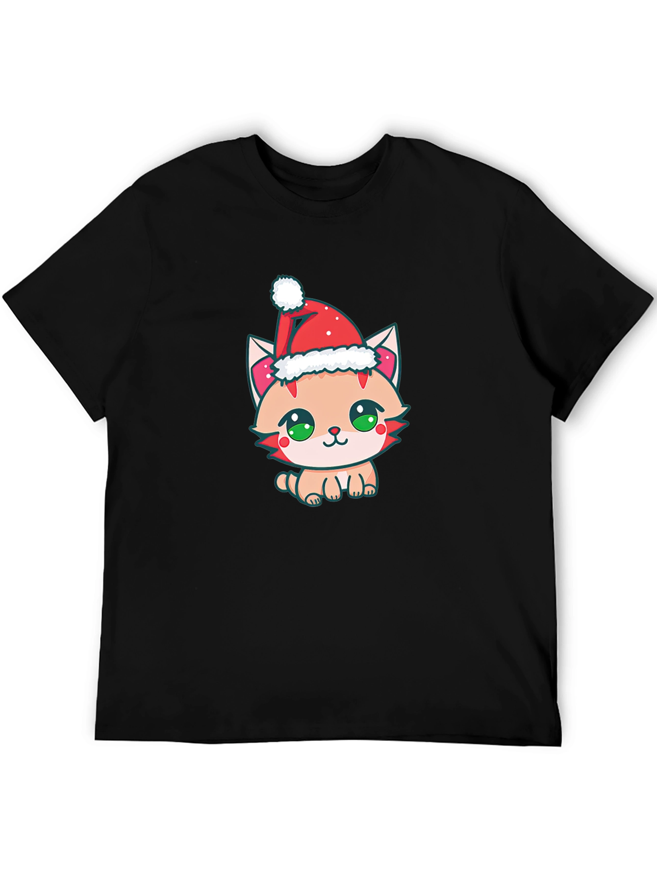 Cute Christmas Cat T-Shirt
