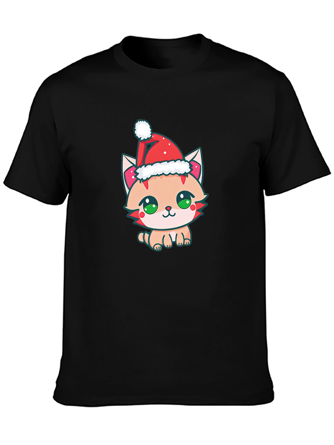 Cute Christmas Cat T-Shirt