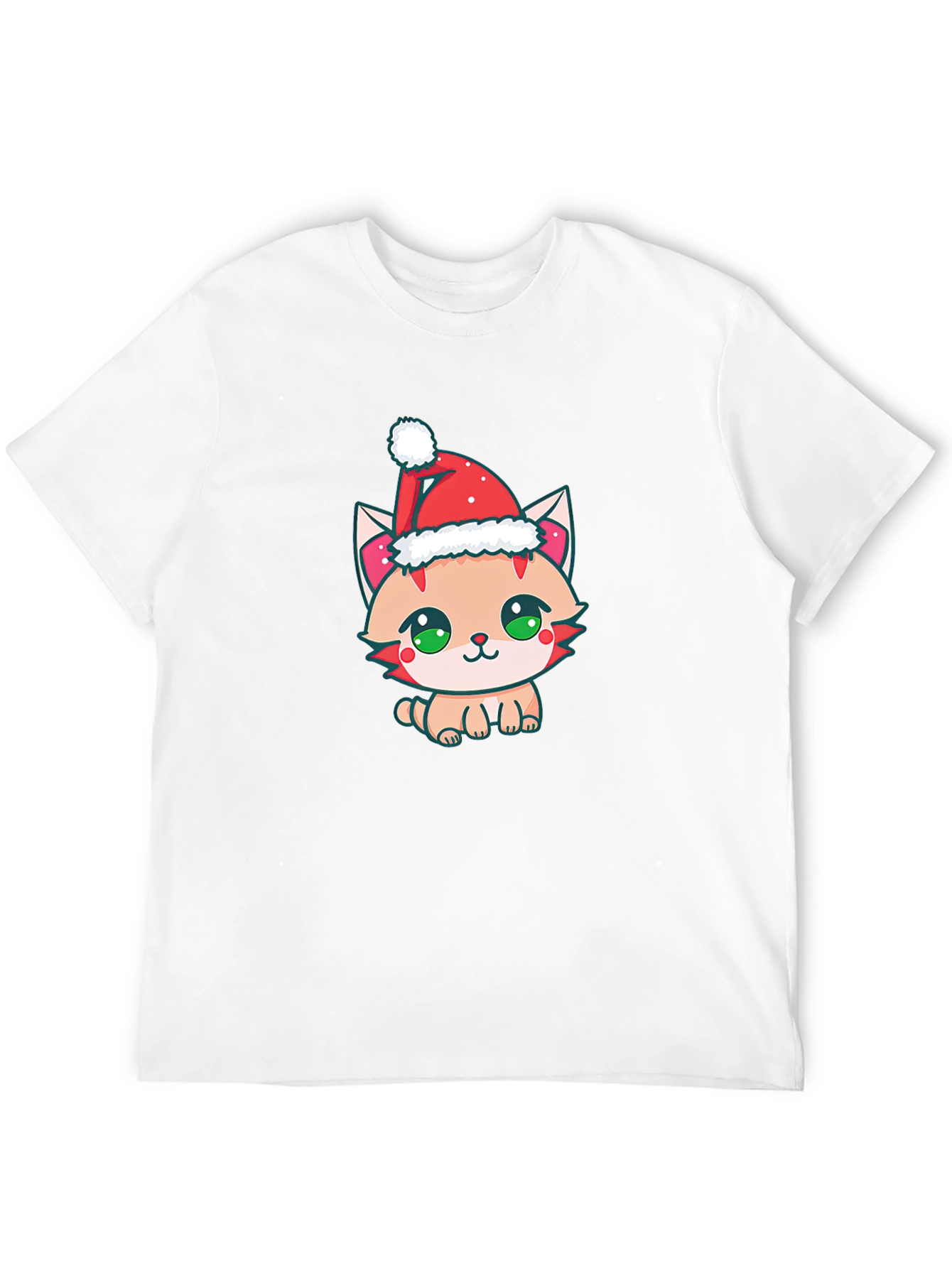 Cute Christmas Cat T-Shirt