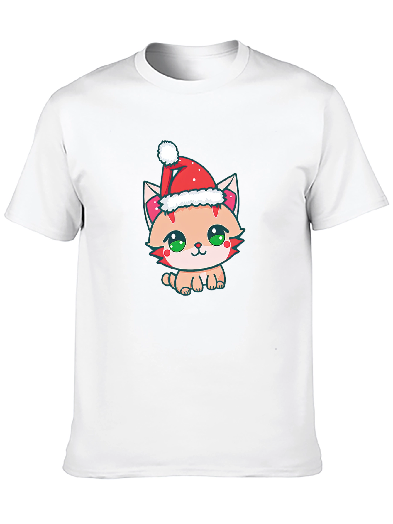 Cute Christmas Cat T-Shirt