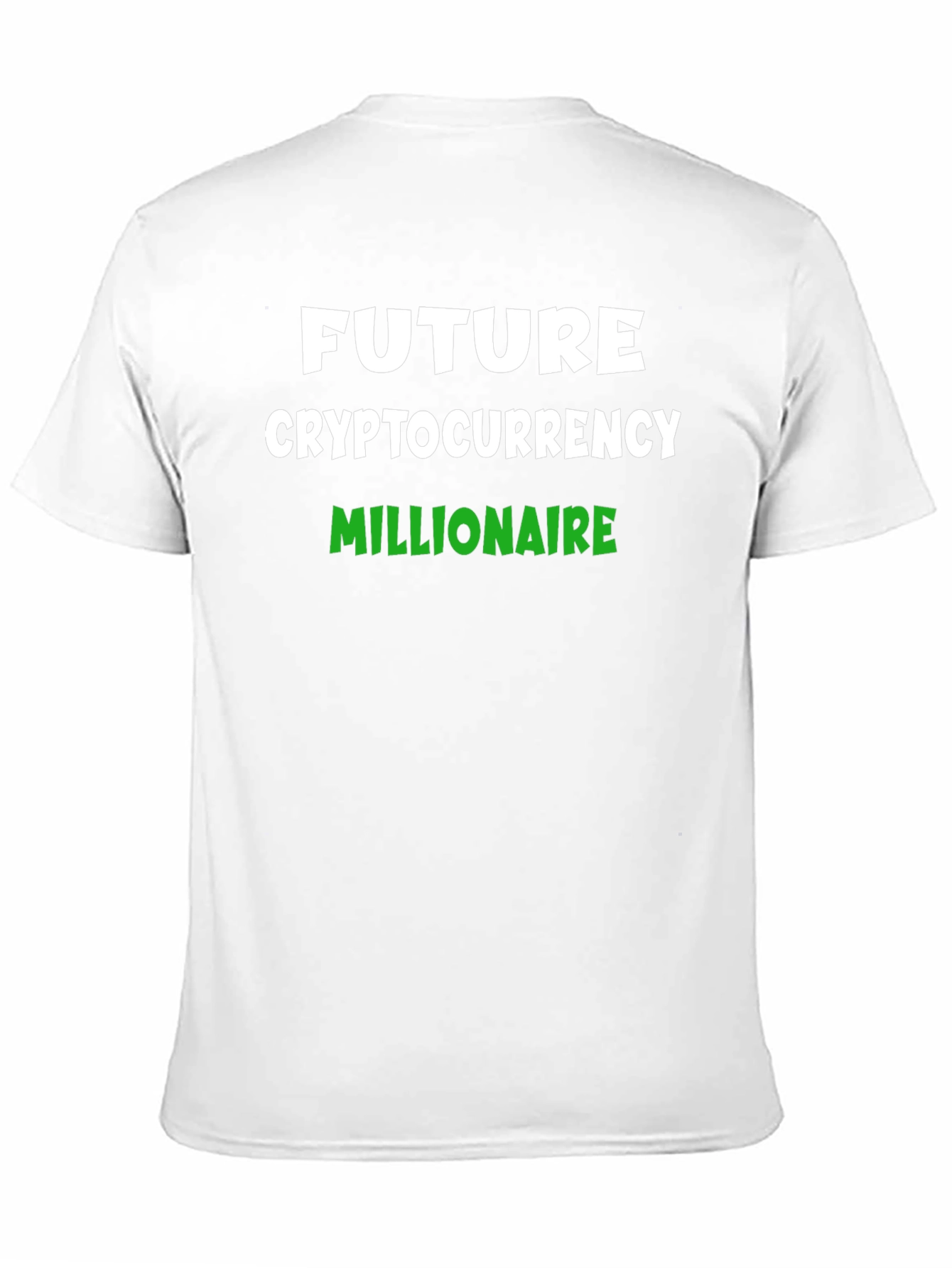 Future Cryptocurrency Millionaire Black T-Shirt