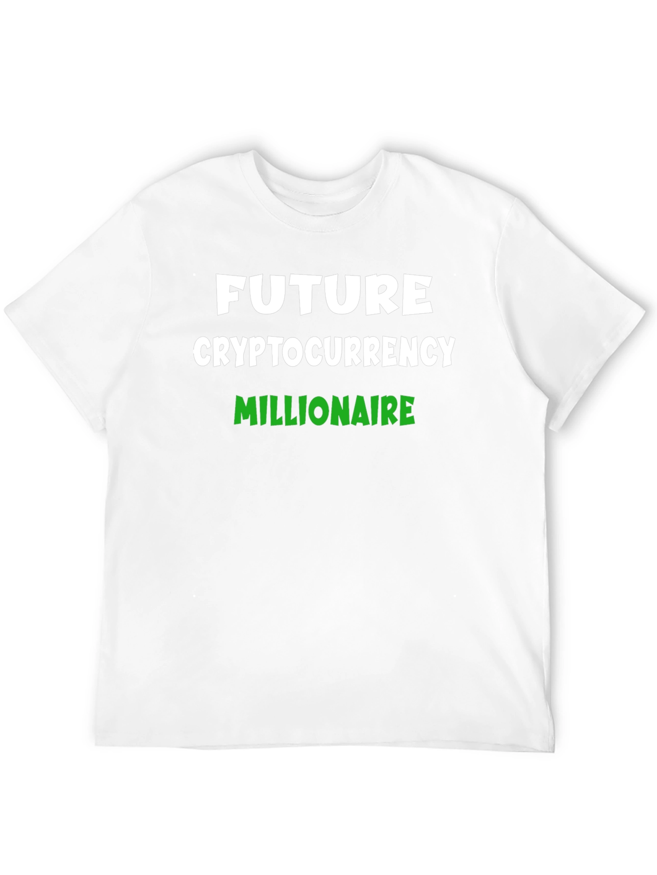 Future Cryptocurrency Millionaire Black T-Shirt