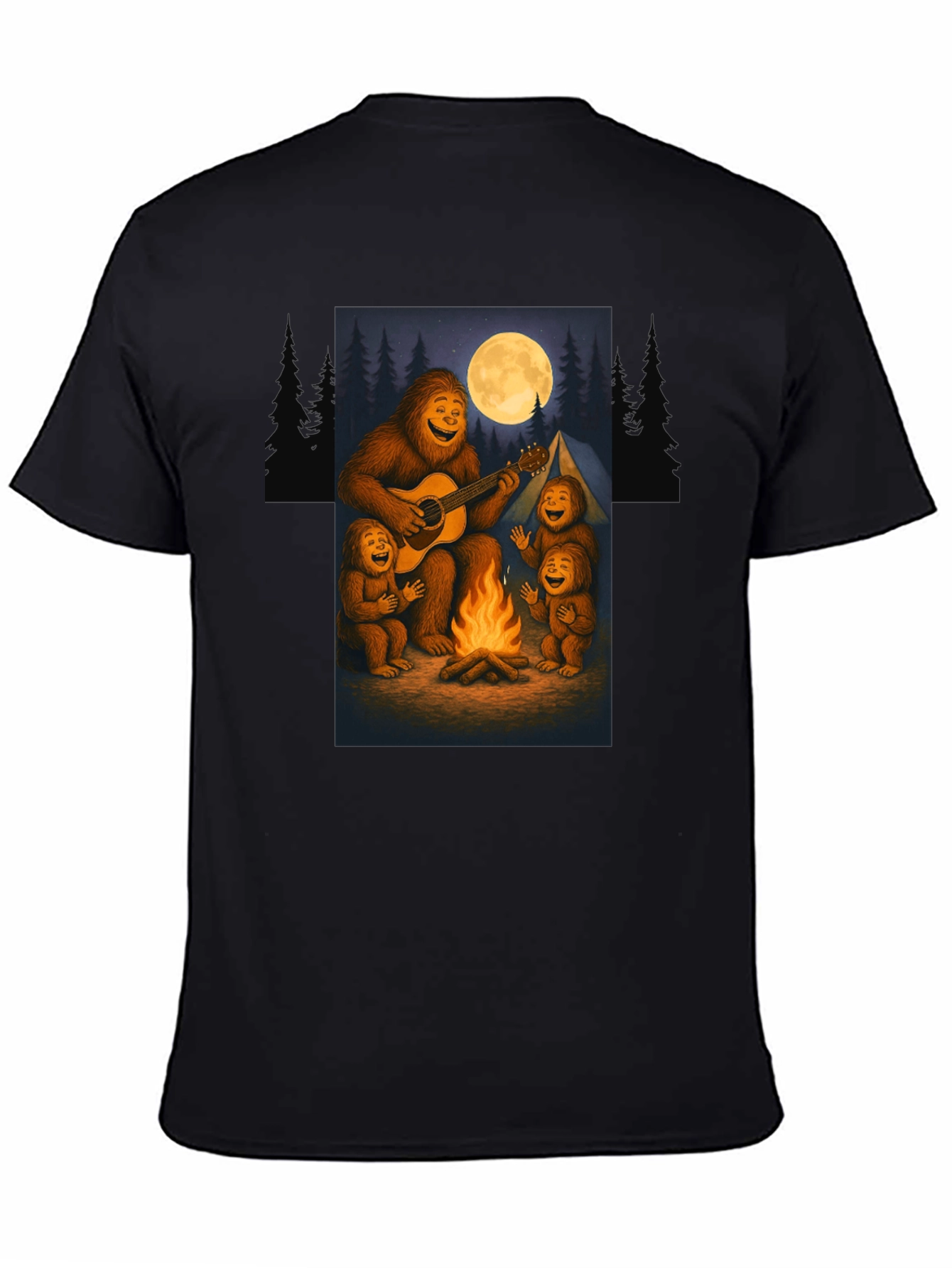 Sasquatch Campfire T-Shirt