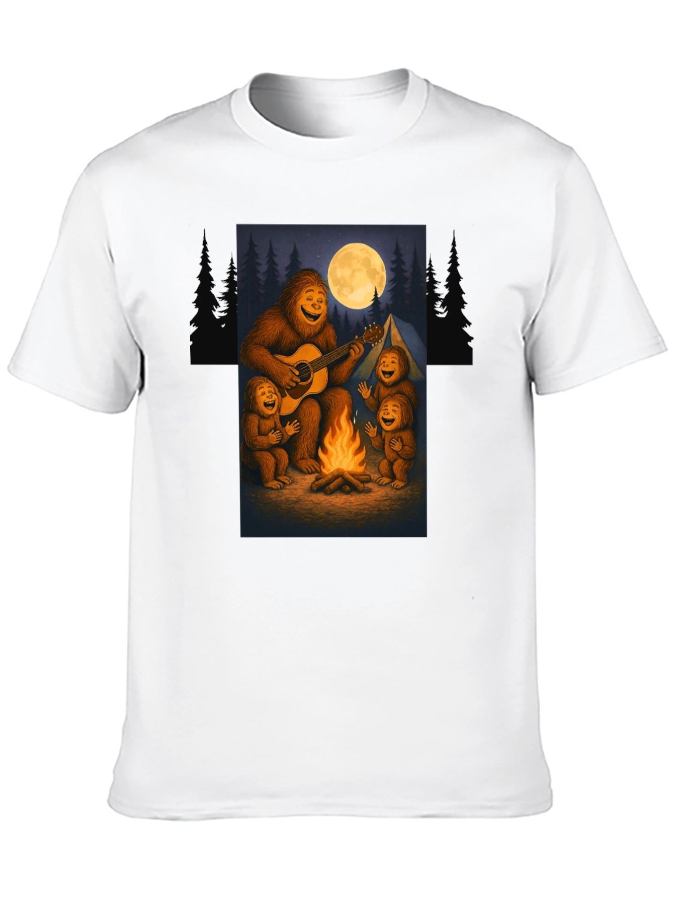 Sasquatch Campfire T-Shirt