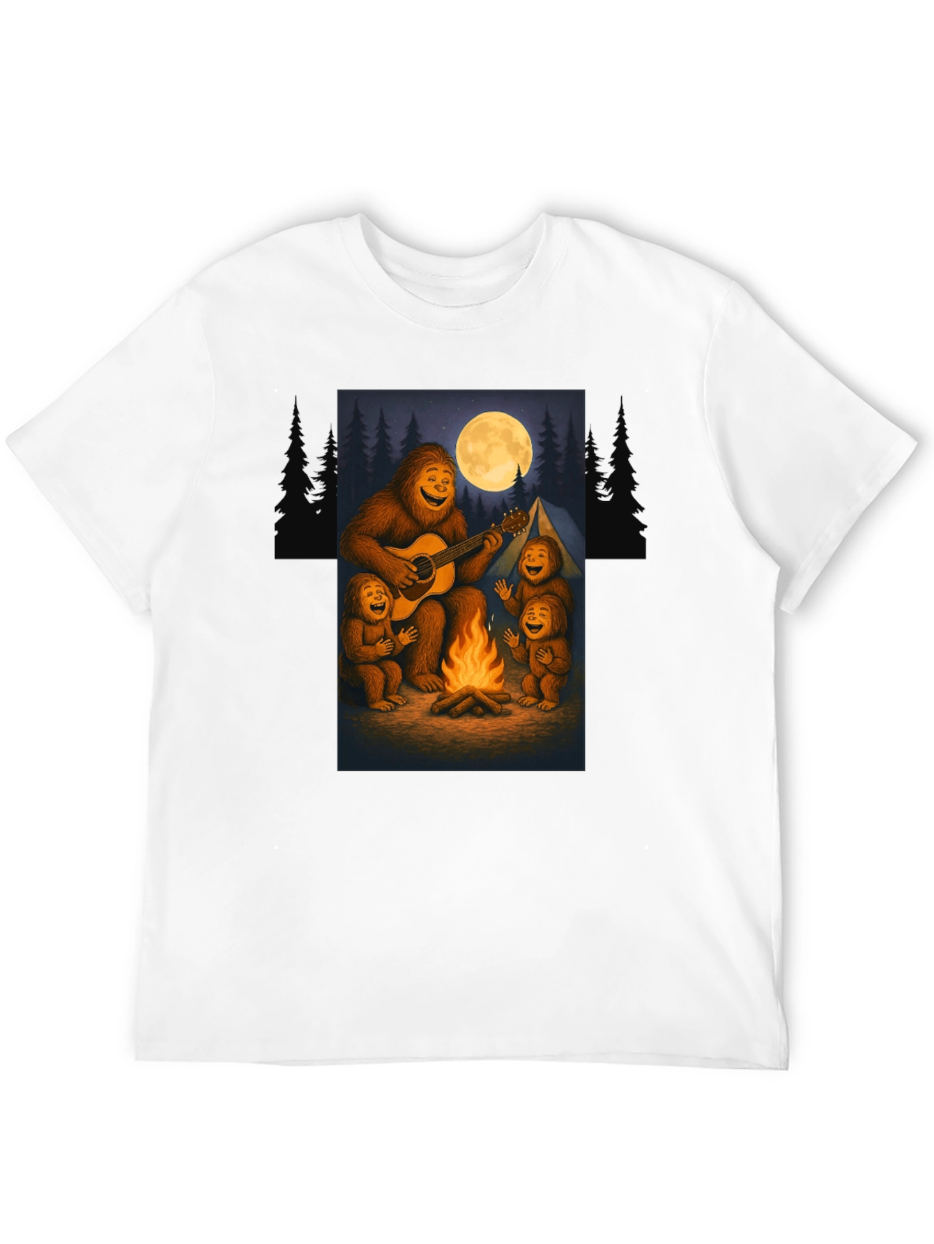 Sasquatch Campfire T-Shirt