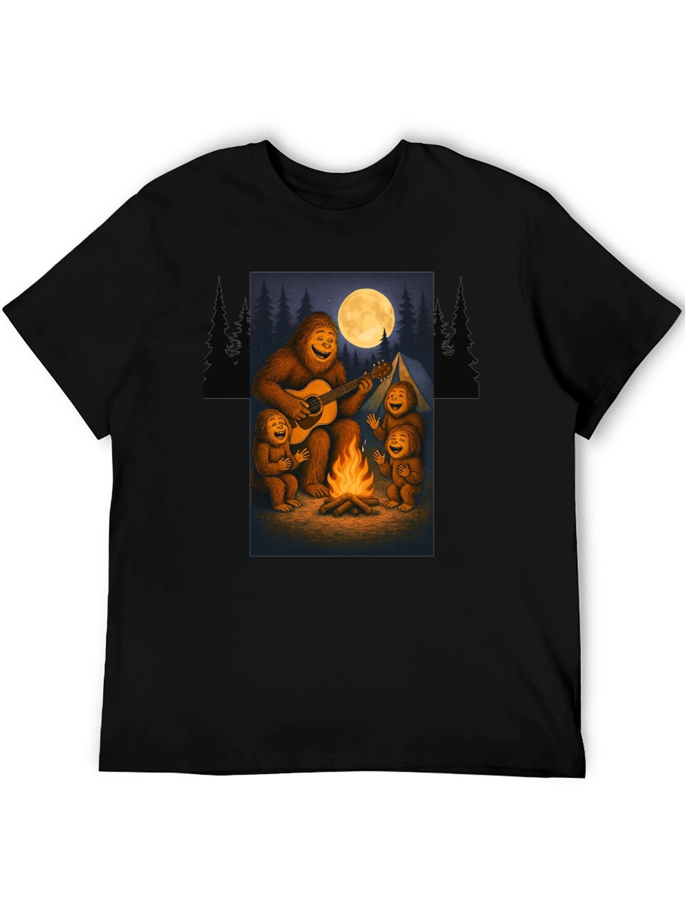 Sasquatch Campfire T-Shirt
