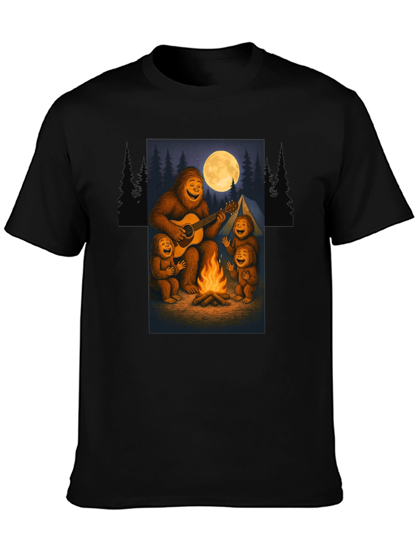 Sasquatch Campfire T-Shirt